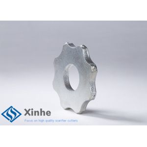 Edco Parts Tungsten Carbide TCT Cutters , Hand Push Scarifiers Cutter 80 x 8T x