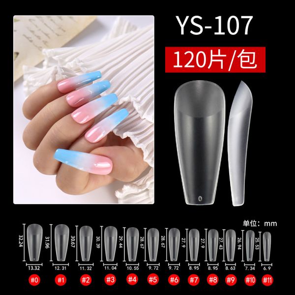 Wholesale120pcs 240pcs 550pcs Soft Gel Nail Tips Coffin Almound Artificial False Nails French Style extra Long c Curve Nail Tips