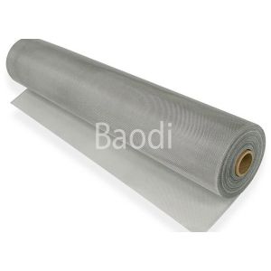 Rolled Gray Fiberglass Fly Screen Mesh Plain Weave For Door / Window Screen
