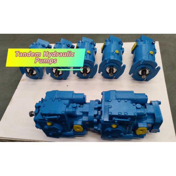 Hydraulic tandem pump manufacturer Industrial Tandem Hydraulic Pumps With Swash Plate Structure Design