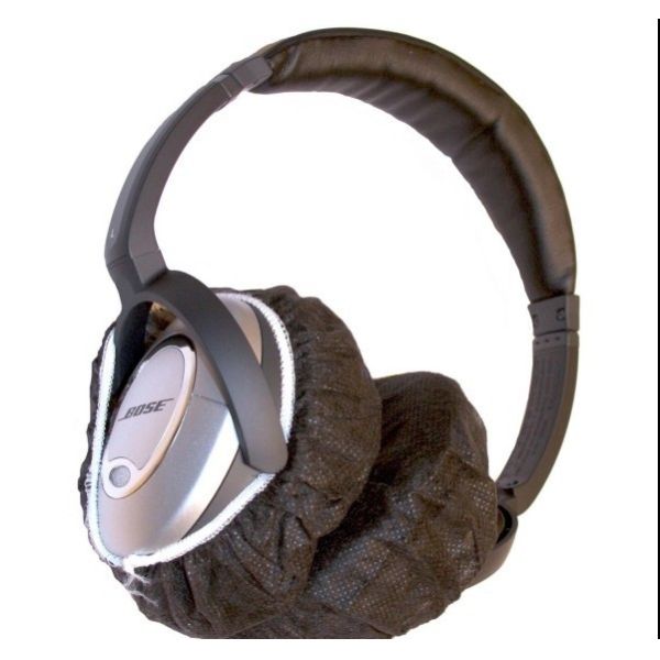 Buy OEM MRI Headphone Covers Nonwoven Headphone Muff Covers Black at wholesale prices