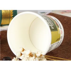 Food Grade Takeaway Biodegradable Soup Containers , Kraft Soup Cups