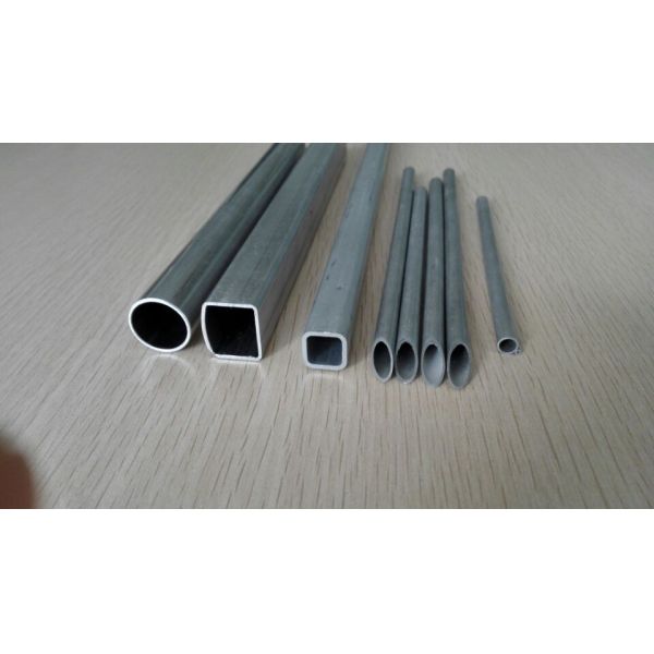 Buy Silver Polish Aluminium Tube (Round/Squares/polygonal) Shape: Square at wholesale prices
