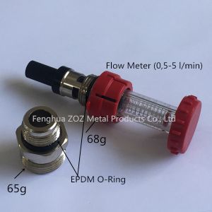 RVS Verdelers voor vloerverwarming met flowmeters , Vloerverwarming verdelers