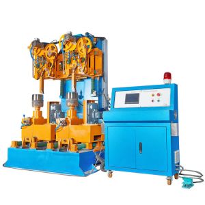 China Double Stations Upright Stainless steel metal cookware sanding machine for cookware on sale