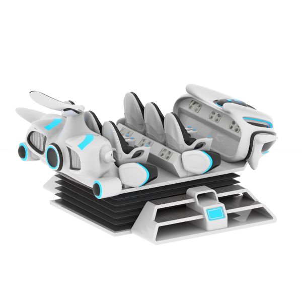 Dreamland original fiberglass material virtual reality 9d vr machine chair 6 seats cinema equipment for sale