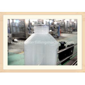 Milk Beverage Automatic Bottle Filling Machine / Aluminum Foil Sealing Machine