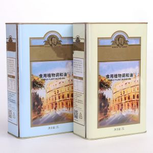 Quality 1L Square Olive Oil Tin Can with Short Lead Time Excellent After-Sales and OEM/ODM Service for sale