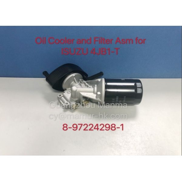8-97224298-1 ISUZU Engine Parts Oil Cooler And Filter ASM For 4JB1-T