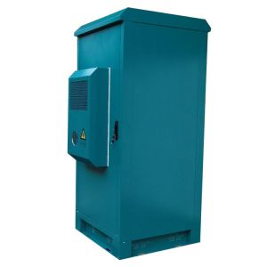 Waterproof Outdoor Telecom Cabinet , 40U Base Station Cabinet