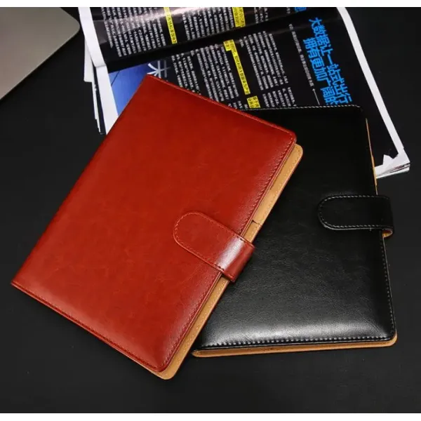 PU Leather Custom Organizer Planner Loose-Leaf Binder Diary