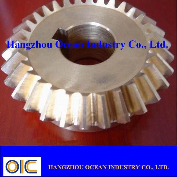 Customizable Straight Bevel Gear with 5~7 Accuracy 3 Pitch Diameter 4 Outside