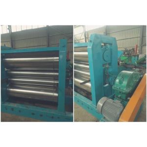 Four Rollers Metal Flattening Machine With 500 Mm Roller And 200 Mm Roller