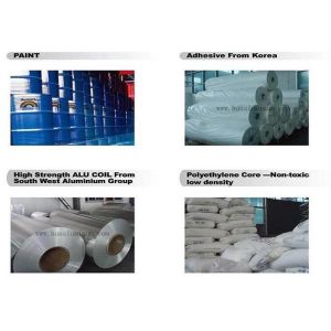 Anti Mould 2440mm PVDF Aluminium Composite Panel ACP Building Material