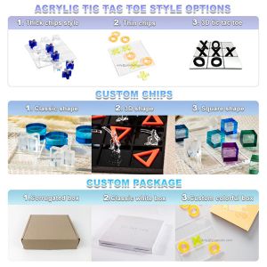 Unique Dance Woman XO Easter Acrylic Tic Tac Toe 3d Game