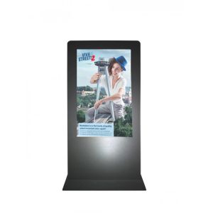 49 Inch Weatherproof Freestanding Digital Signage Outdoor Antiglare Surface