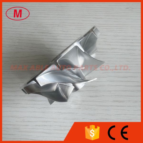 custom 60.00/80.00mm forward 7+7 Blades turbo aluminum 2618/milling/Billet compressor wheel