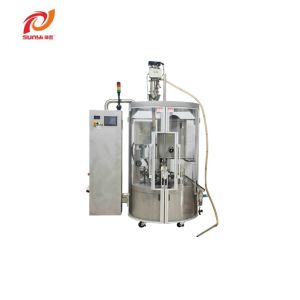 PLC Control System Nespresso Coffee Capsule Filling Sealing Rotary Machine