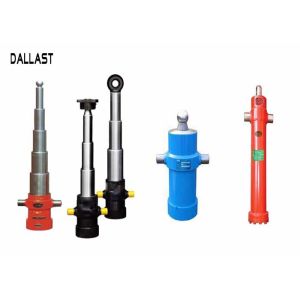 Telescopic Single Acting Hydraulic Cylinder Chrome for Garbage Truck