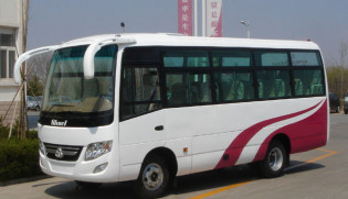 Buy 20 Seater Bus 6m - 7m Mini Van Bus 6600×2240×2830mm Integral Front Lamp at wholesale prices