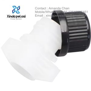 Custom Beverage Stand Up Biodegradable Spout Pouch Cap For Food Liquid Pouch
