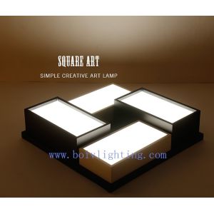 Square Rectangle Geometric Design LED Ceiling Lamp Lights 10w