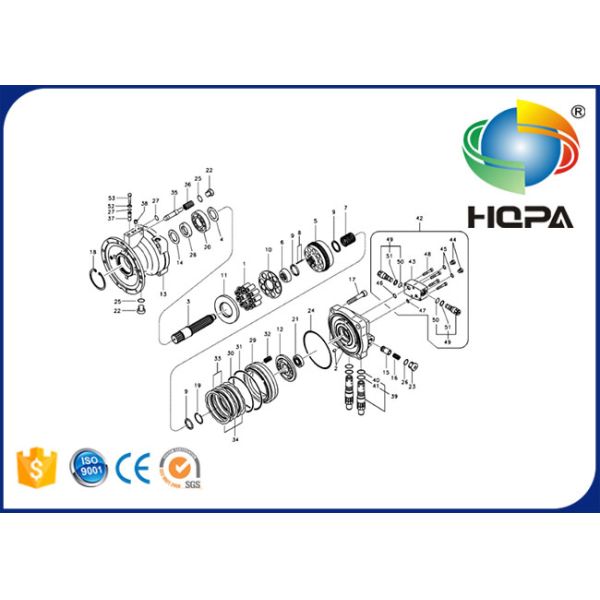 EC240 EC240B EC240BLC Hydraulic Motor Seal Kits VOE14509253 VOE14556029