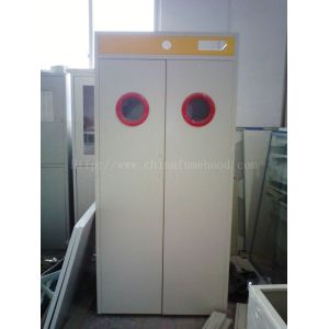 China Practical Ventilated Gas Cylinder Cabinet Rustproof With Alarm System on sale