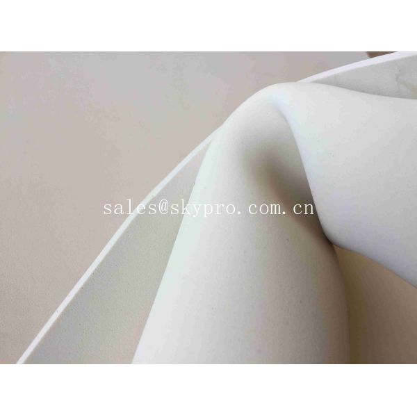 Buy CR Rubber Foam Heat Resistance Neoprene Fabric Roll With 1-40mm Thickness at wholesale prices