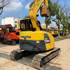 Used Komatsu PC78 8 Ton Excavator with Cummins Engine