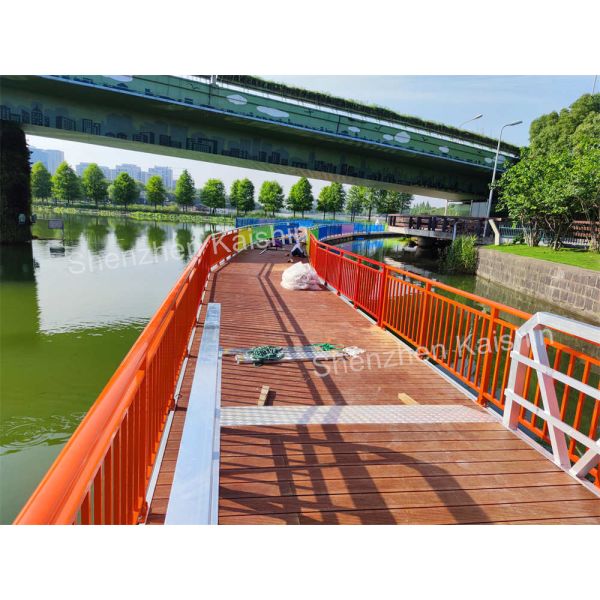 Aluminium 6061 Private Marinas Pontoon Floating Docks Customized