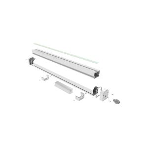 Tri Proof IP65 Protection 80W Linear Pendant Light Fixture White