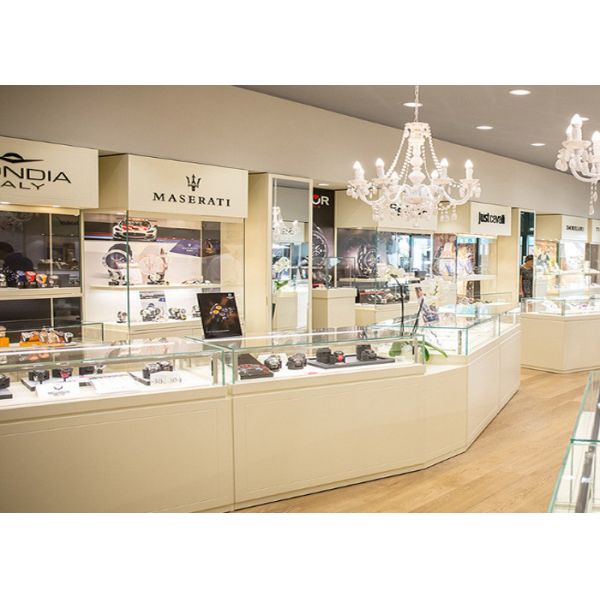 Buy Durable White Coating Custom Jewelry Display Cases / Retail Display Cases at wholesale prices
