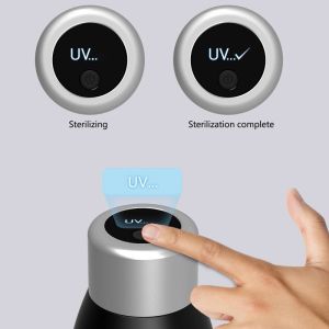 500Ml 304 Stainless Steel Ultraviolet Sterilizing Water Bottle