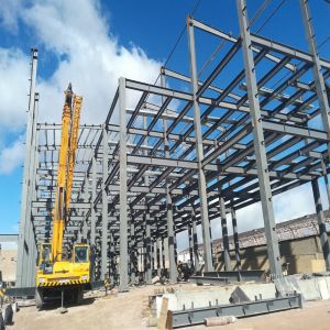 Fireproof Hotel Steel Frame Building Construction Prefab Apartment Building