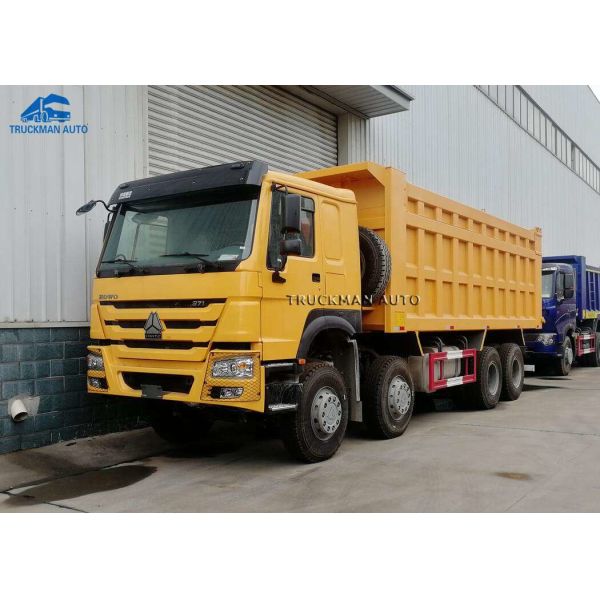 Buy 371HP 50 Ton Sinotruk Howo Tipper Truck For Ghana at wholesale prices