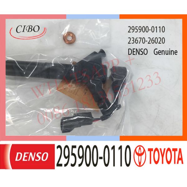 295900-0110 DENSO Diesel Engine Fuel Injector 295900-0110 295900-0020 for Toyota 23670-26020,23670-29015,26370-26011,