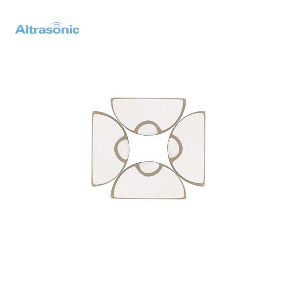 Semicircle Ultrasonic Transducer Ceramic Sheet Disk For Fetal Doppler Monitor