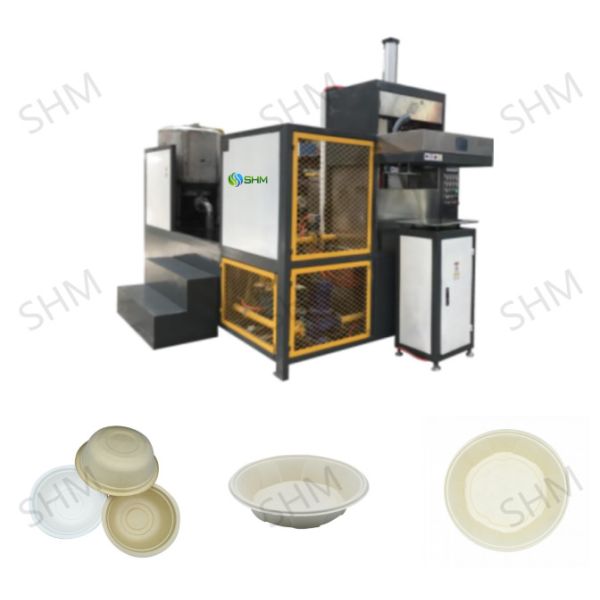 Buy Small Recyclable Bagasse Pulp Molding Machine Bagasse Plate Machine at wholesale prices