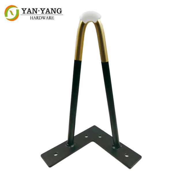 Buy Wholesale Furniture Parts Modern Style Golden Iron Furniture Legs at wholesale prices
