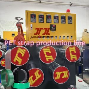 65mm Screw PET Strap Making Machine 250kg/H Strapping Band Extruder