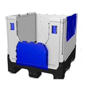 1200x1100 Plastic box foldable pallet container logistics packaging pallets