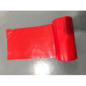 Red Color HDPE Release Film HDPE Silicone Coated Release Liner For Foam Tapes