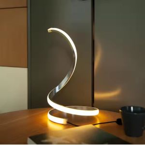 Newish Funny Unique "S" Snake Shaped Desk Lamp With Plastic Sprayed Iron Frame