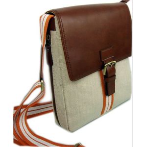 Quality Custom promotion canvas shoulder bag suitable for busssiness for sale