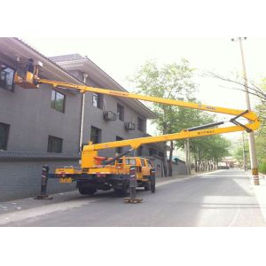 Durable Knuckle Boom Bucket Truck Lift, Aerial Lifting Machinery