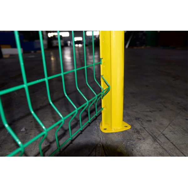 Buy 4mm PVC Coated Welded Wire Mesh Panel Green 6ft Galvanized at wholesale prices