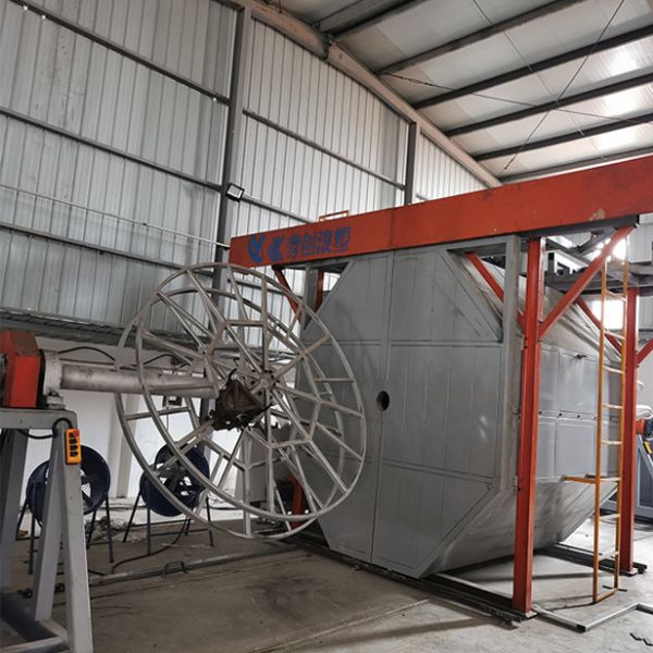 Buy Industrial Shuttle Rotomolding Machine 1000kg Max Mold Weight at wholesale prices