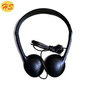 Affordable Airline Earphone with Noise Cancelling Function ABS PVC Material