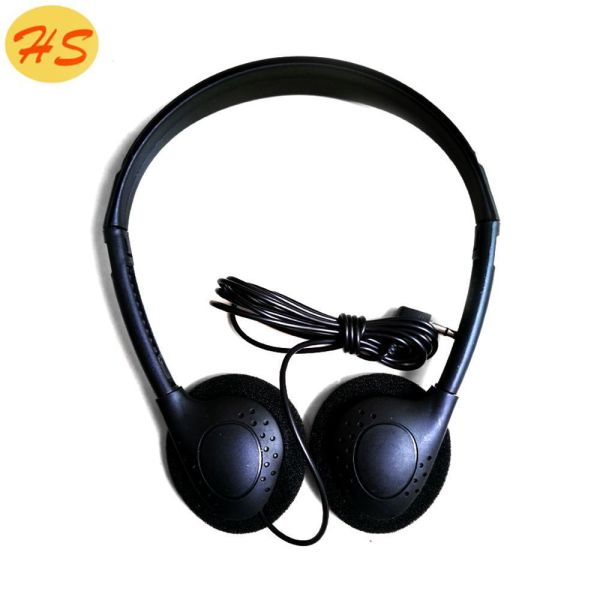 Affordable Airline Earphone with Noise Cancelling Function ABS PVC Material